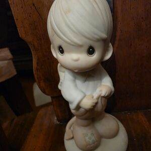 1984 Precious Moments Figurine, Part Of Me Wants To Be Good, Angel Figurine
